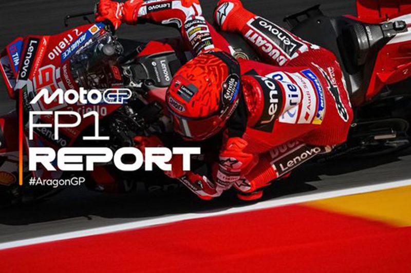 Hasil FP1 GP Aragon: Marc Marquez tercepat
