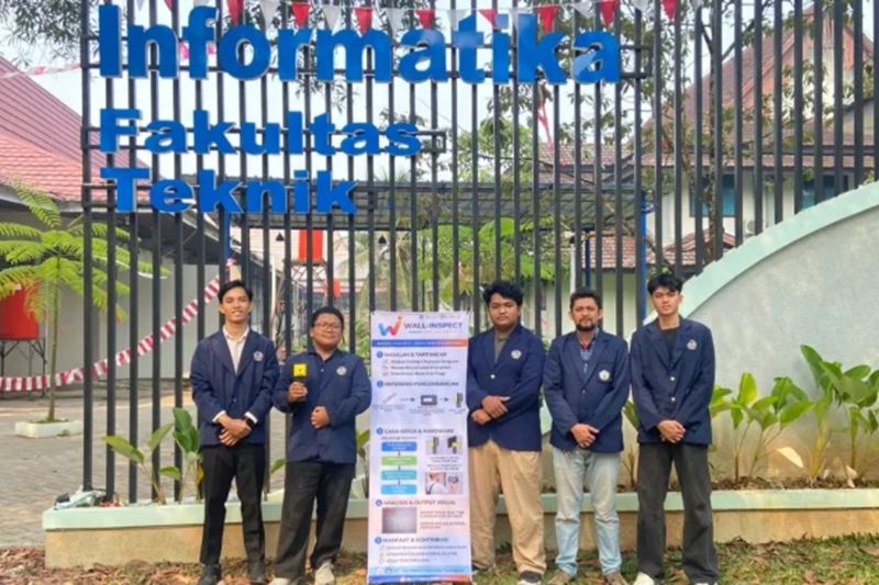 Mahasiswa Untan ciptakan detektor keretakan bangunan berbasis AI