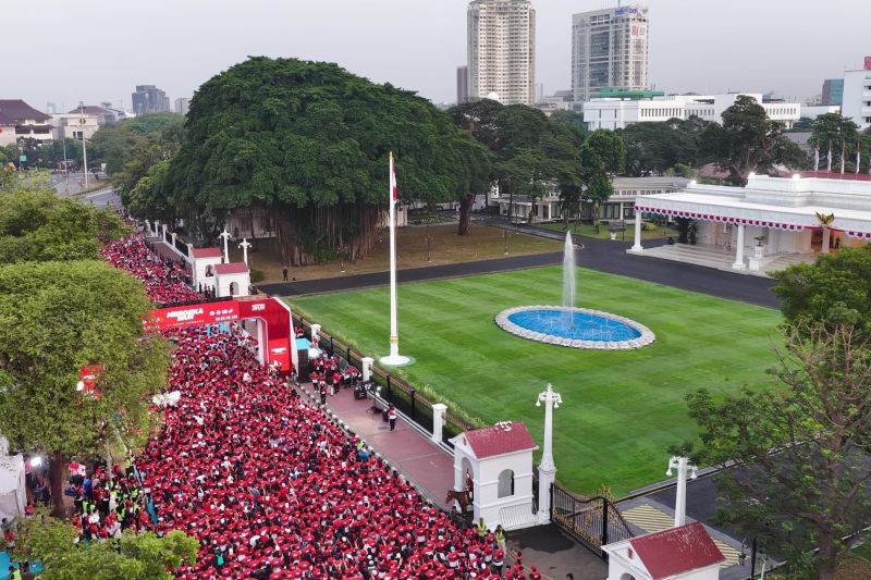 Pelari berkursi roda hingga atlet nasional ramaikan Merdeka Run 2026