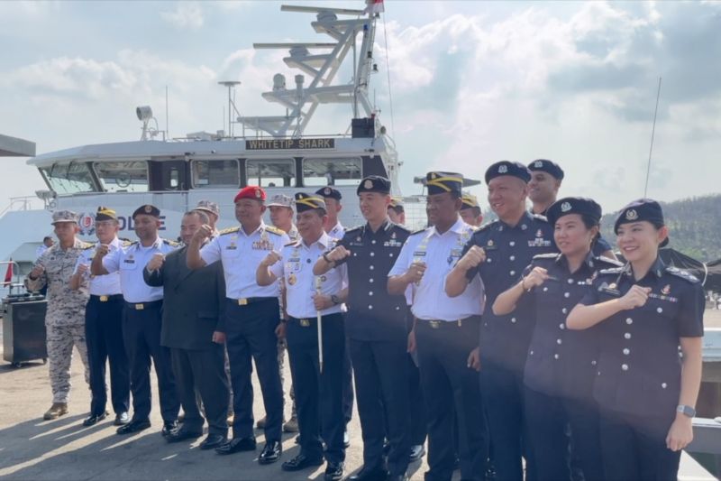 Bakamla RI gelar latihan gabungan dengan Malaysia dan Singapura