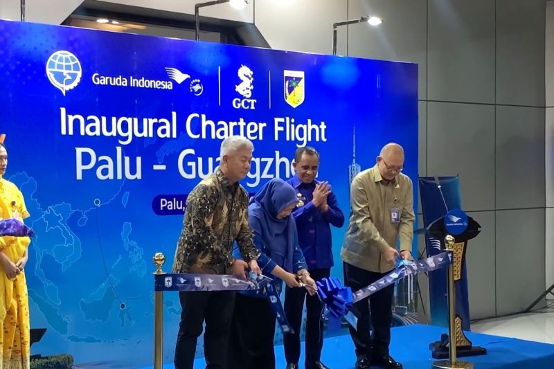 Bandara Mutiara layani penerbangan perdana rute Palu-Guangzhou