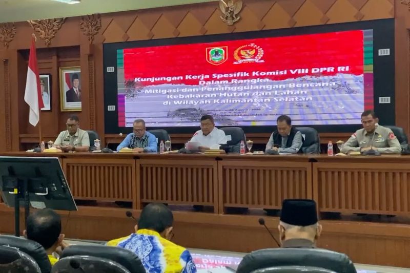 Komisi VIII DPR RI bahas penanganan karhutla gambut di Kalsel