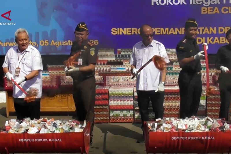 Pemkab Banyumas musnahkan rokok ilegal senilai Rp4,3 miliar