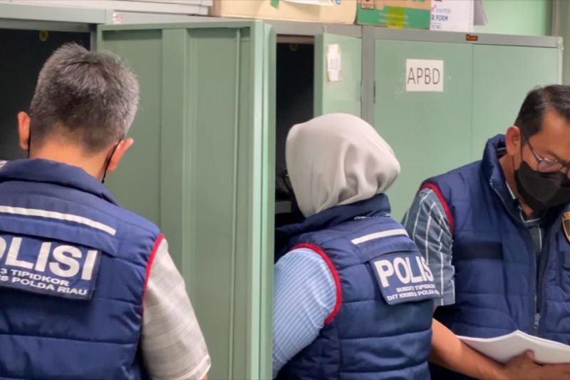 Polda Riau geledah RSD Madani terkait dugaan korupsi anggaran