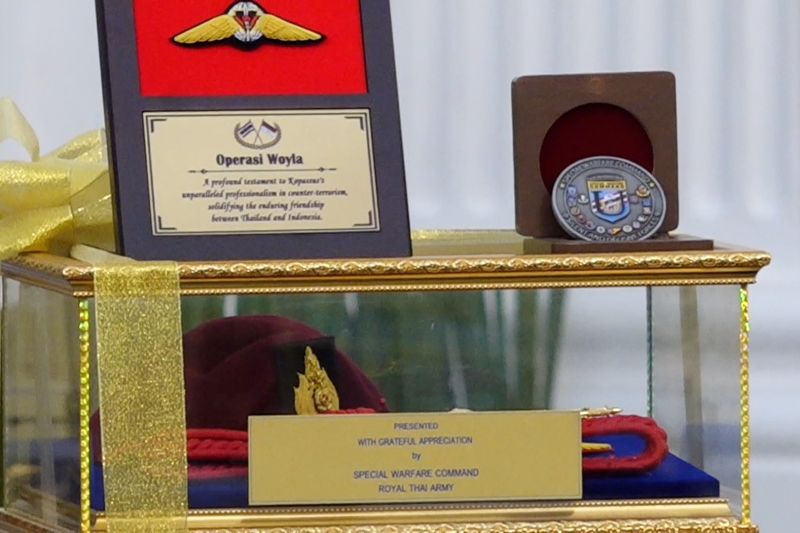 Presiden Prabowo terima tanda kehormatan militer Thailand
