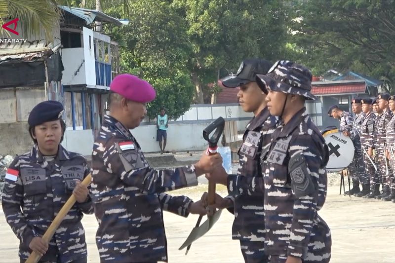 Program serbuan teritorial TNI AL Jayapura sasar infrastruktur