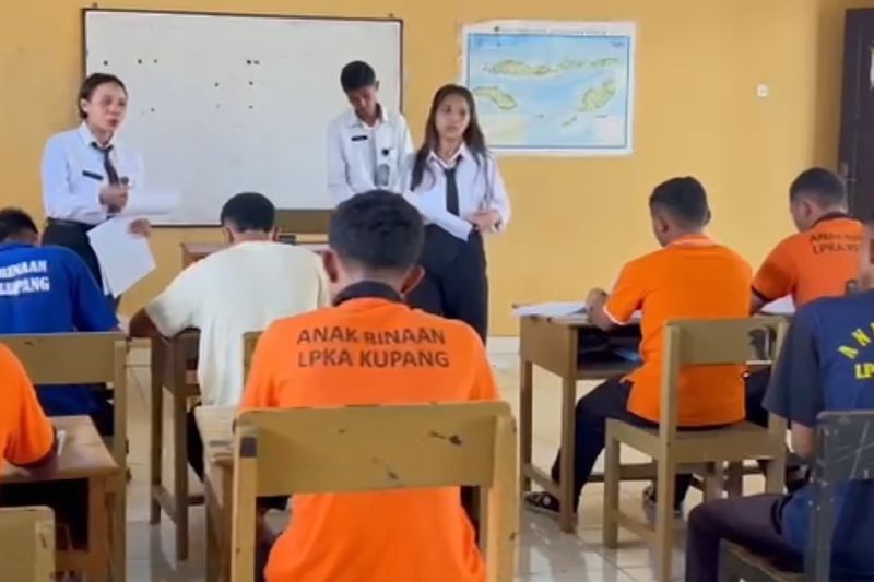 LPKA Klas I Kupang prioritaskan pendidikan bagi anak binaan