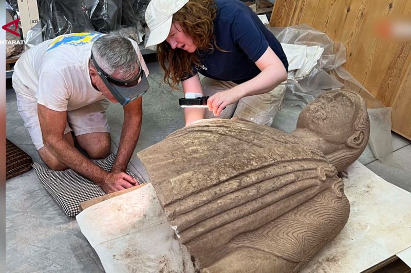 Patung marmer monumental berusia 2.500 tahun ditemukan di Turki