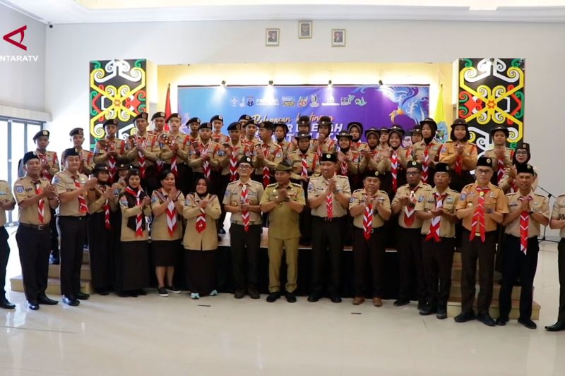 Kaltara lepas 119 anggota pramuka ke Jambore Nasional Cibubur