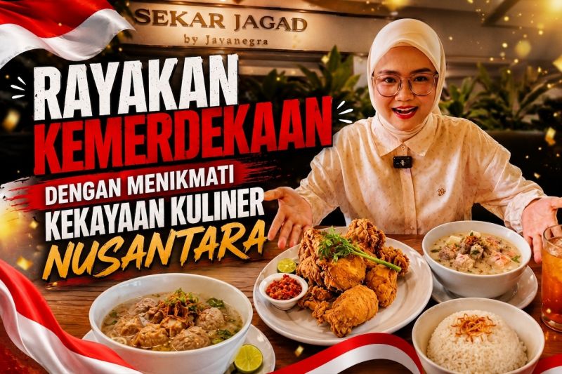 Rayakan kemerdekaan dengan menikmati kekayaan kuliner nusantara