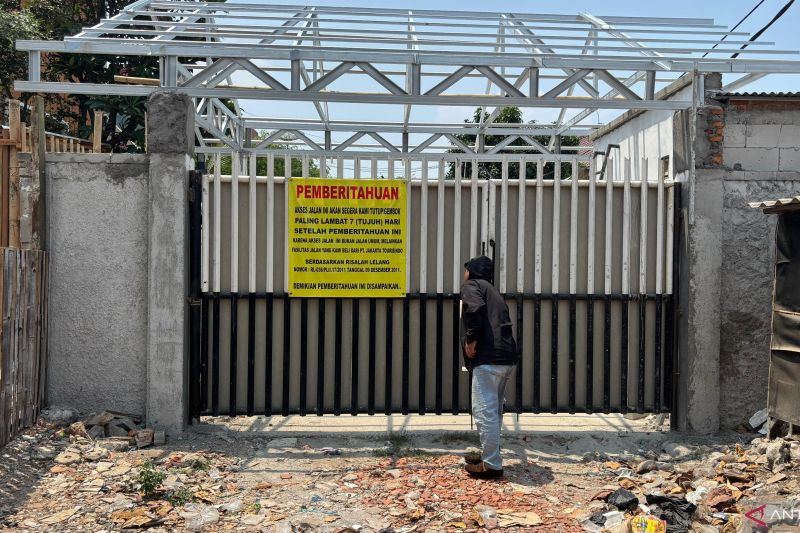 55 KK di Cempaka Putih sudah dua bulan terdampak penutupan akses jalan