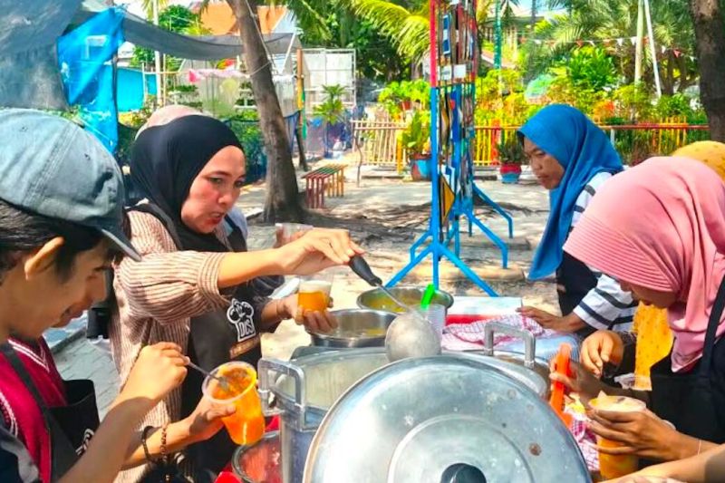 Kepulauan Seribu edukasi usaha mikro produksi aneka minuman kekinian