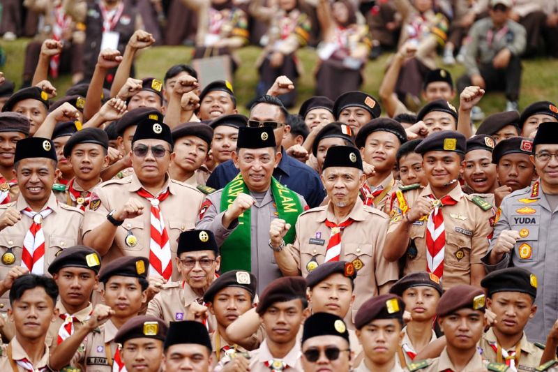 Kapolri ceritakan pengalaman jadi Pramuka semasa sekolah