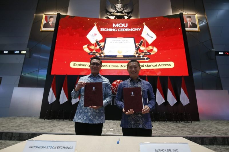 Alpaca Bermitra dengan Bursa Efek Indonesia untuk Membuka Akses Pasar Lintas Negara Melalui PALN
