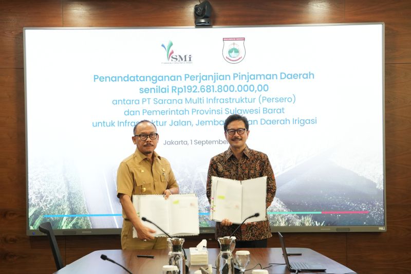 PT SMI kucurkan Rp192 miliar untuk infrastruktur dan pangan di Sulbar