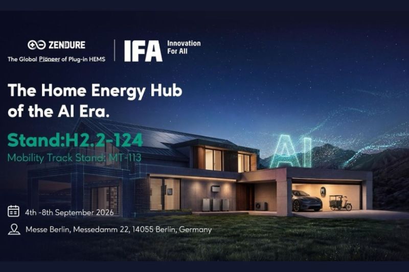 Zendure Perkenalkan Agentic HEMS di IFA 2026: "Pusat Energi Rumah di Era AI"