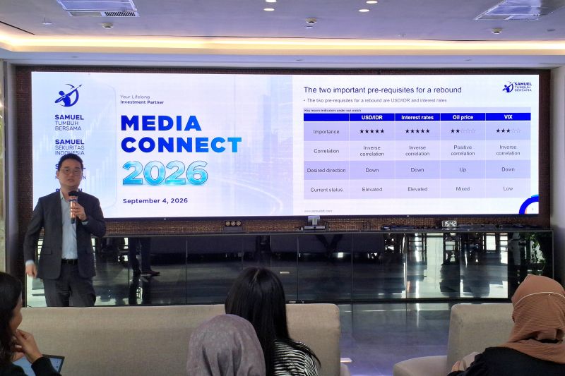 Samuel Sekuritas: Suku bunga dan rupiah jadi kunci pemulihan IHSG