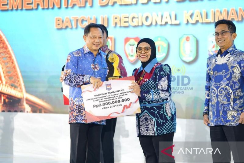 Bontang dapat dana apresiasi Rp4 miliar dari Kementerian Dalam Negeri