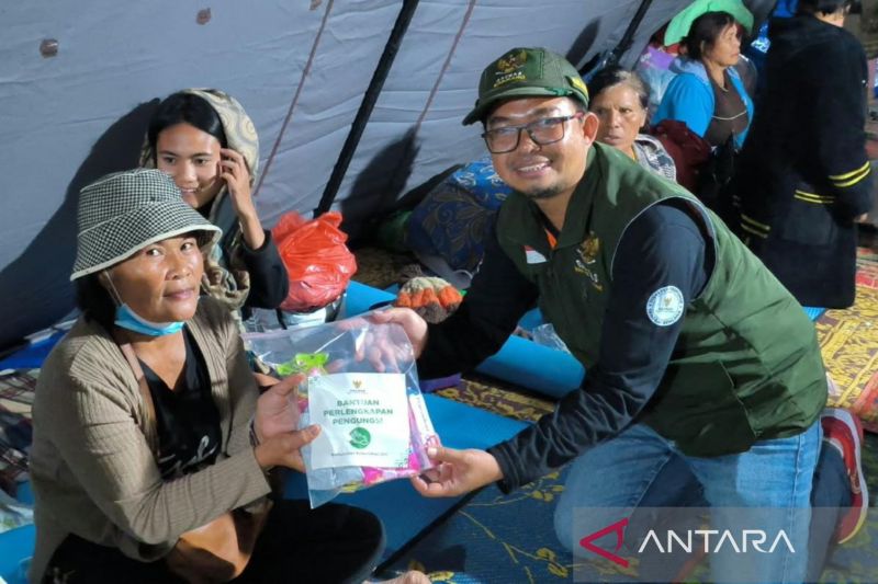 Baznas kirim bantuan untuk penyintas erupsi Gunung Sinabung di Sumut