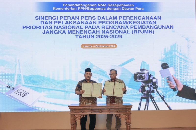 Bappenas dan Dewan Pers bersinergi perkuat ekosistem media massa