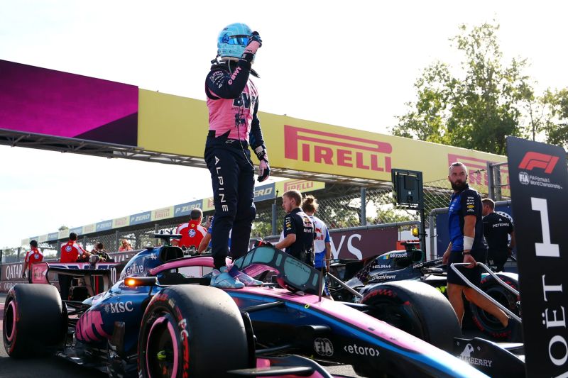 Pierre Gasly cetak sejarah dengan start terdepan di Monza