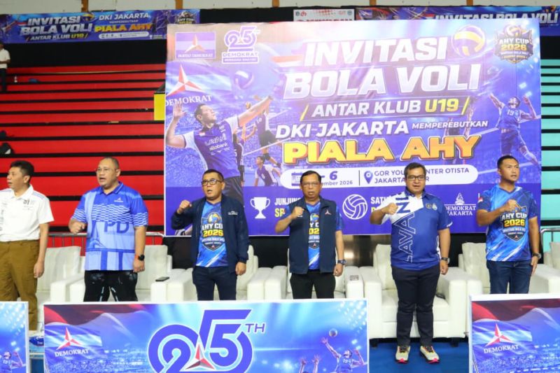 Demokrat DKI gelar turnamen voli "AHY Cup 2026" di Jaktim