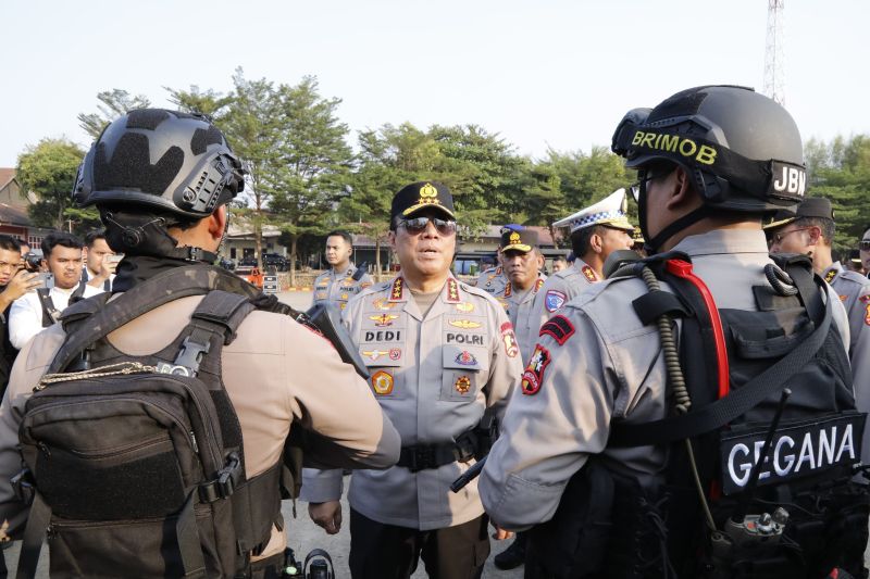 Polri siapkan 5.582 personel untuk diperbantukan hadapi bencana