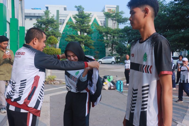 Rektor UIN Walisongo lepas kontingen PORSI JAWARA II, gemakan tradisi juara!