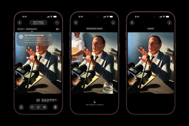 Apple rilis fitur untuk buktikan keaslian foto dari kamera iPhone
