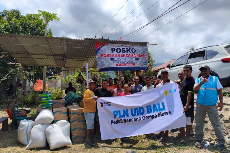 PLN UID Bali salurkan bantuan kebutuhan dasar bagi masyarakat terdampak gempa NTT