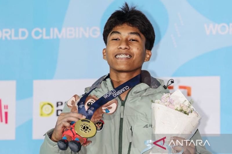 Antasyafi Robby persembahkan medali emas untuk sang ibu