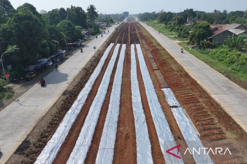 Satgas kebut produktivitas lahan pangan di median Jalan Bomang Bogor