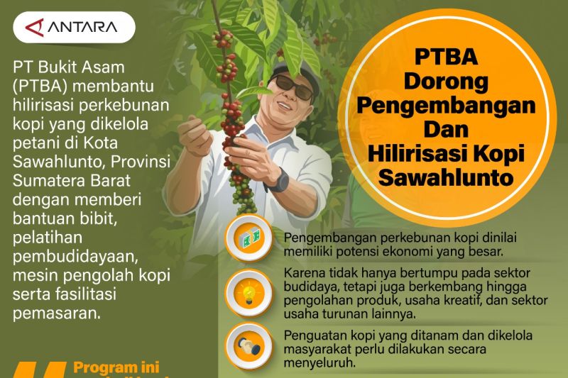 PTBA dorong pengembangan dan hilirisasi kopi Sawahlunto
