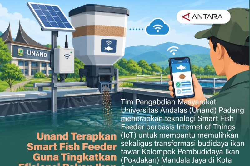 Unand terapkan Smart Fish Feeder guna tingkatkan efisiensi pakan ikan