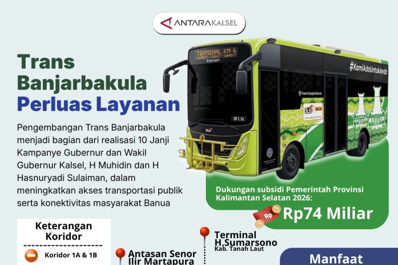 Trans Banjarbakula Perluas Layanan