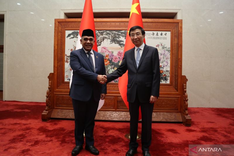 Ketua MPR Ahmad Muzani bertemu dengan Ketua CPPCC Tiongkok Wang Huning