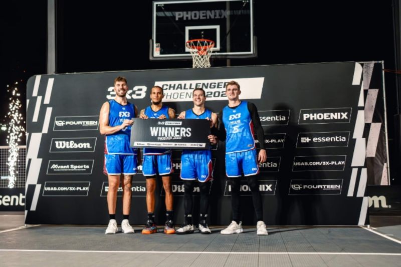 Miami juara FIBA 3x3 Phoenix Challenger 2026