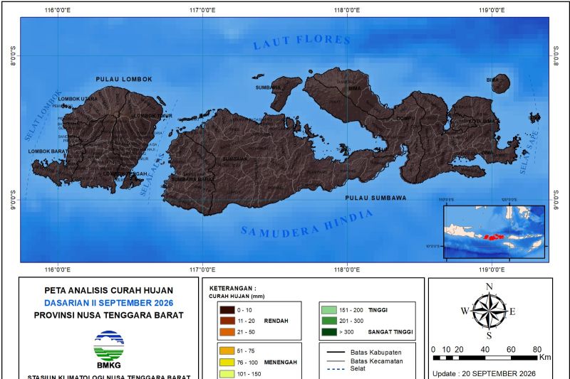 BMKG: Bima jadi episentrum kekeringan di NTB, 125 hari tanpa hujan