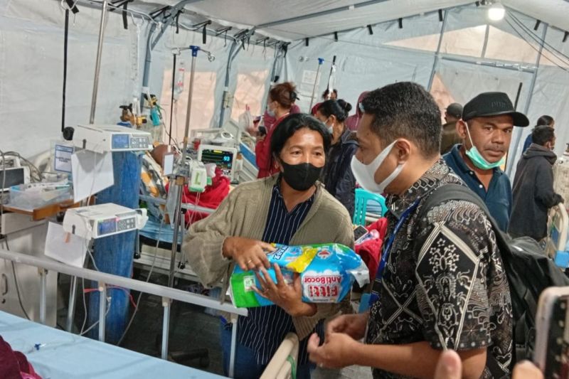 Bantuan sanitasi disalurkan bagi penyintas gempa Flores