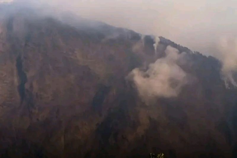 BNPB: Tidak ada korban jiwa dalam karhutla di Bukit Stampol TNGR