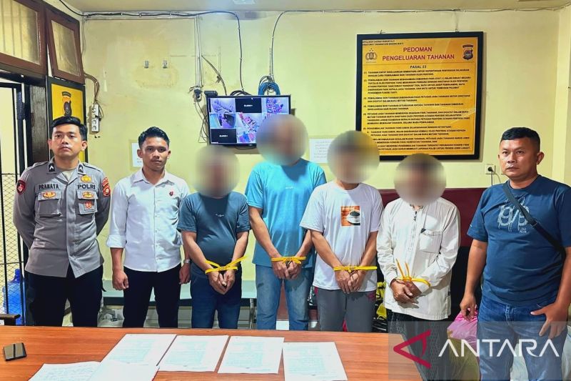 Polda Gorontalo serahkan empat tersangka perusak hutan ke Kejari