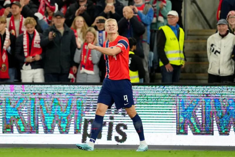 Erling Haaland borong dua gol, Norwegia menang 3-2 atas Denmark