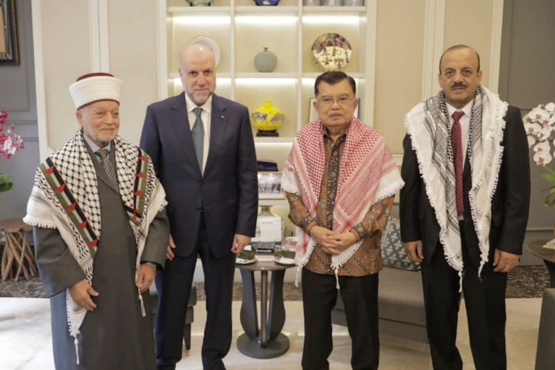 PMI tegaskan dukungan bagi Palestina kepada Imam Masjid Al-Aqsa