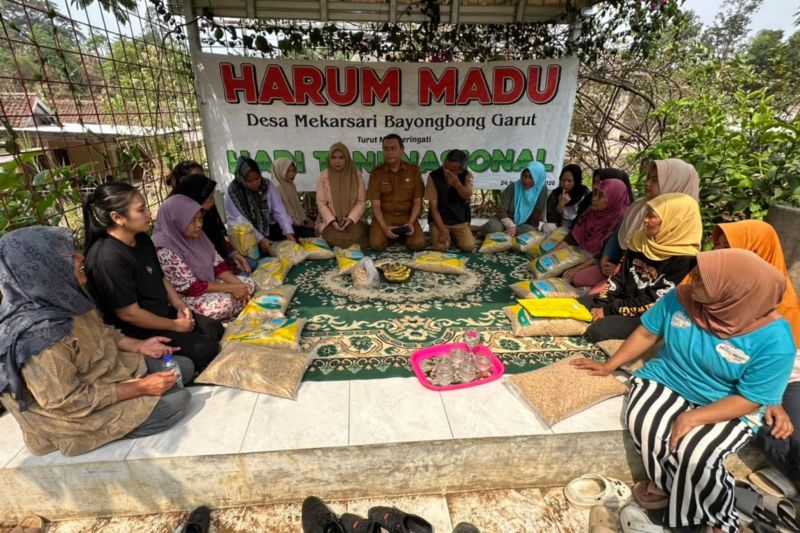 dispertan-garut-salurkan-bantuan-benih-padi-persiapan-musim-tanam