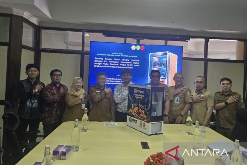 BRIDA Kaltim dan UMKT ciptakan mesin jual otomatis produk UMKM