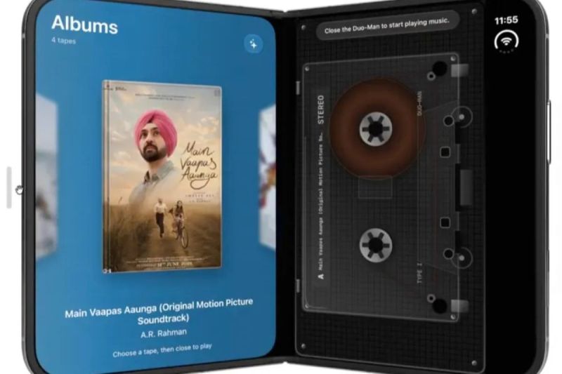 Pengembang buat aplikasi pemutar musik serupa Walkman untuk iPhone Duo