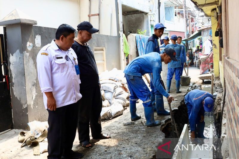 Sudin SDA perbaiki saluran air di Karang Anyar Jakpus hasil musrenbang