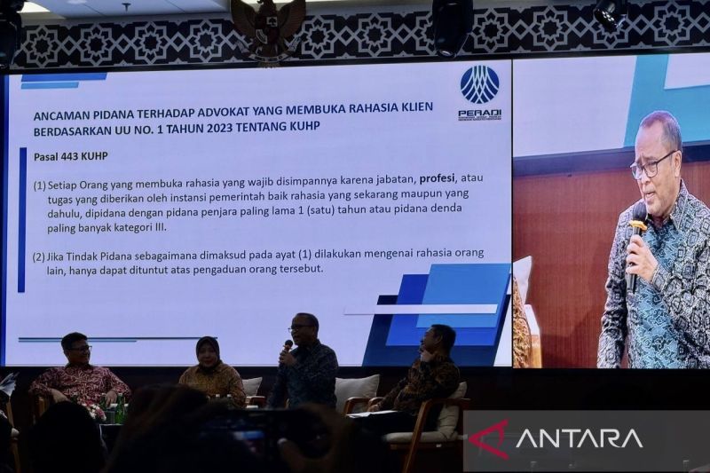 Peradi: Advokat tak bisa jadi pelapor transaksi keuangan mencurigakan