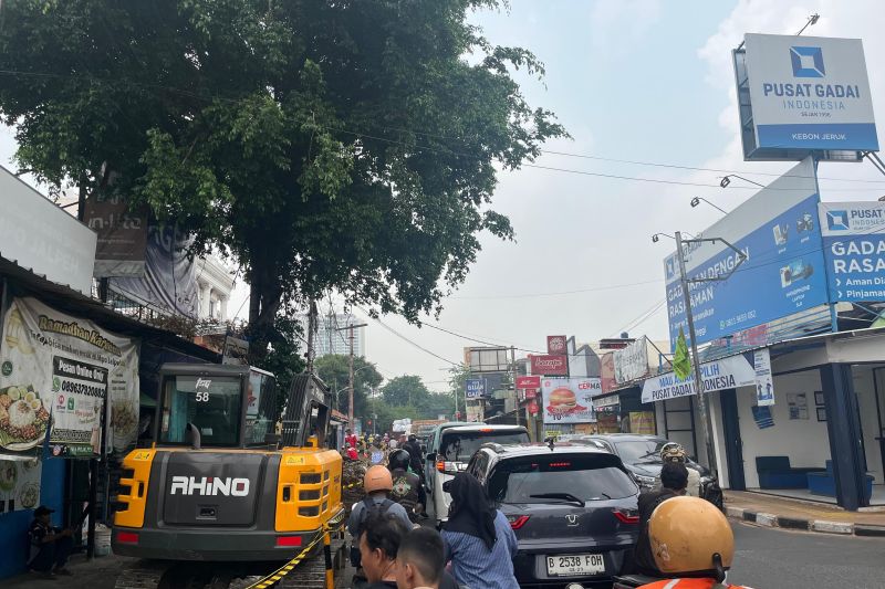 Proyek galian di Rawa Belong Jakbar ditargetkan rampung awal Desember