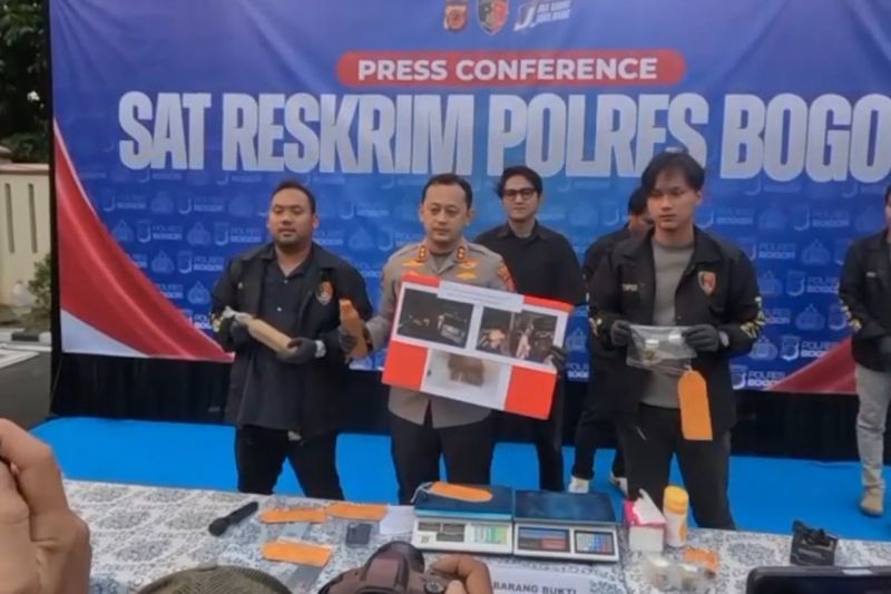 Polres Bogor bongkar peredaran merkuri dan pengolahan emas ilegal